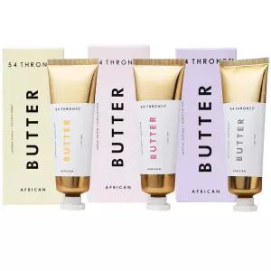 54 Thrones Motherhood Bundle: 풀 사이즈 라벤더 로즈 바닐라 시어 버터 인텐시브 건성 지원 여성용 모이