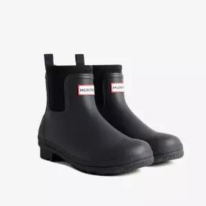 헌터남성 오리지날 프렌 첼시 레인부츠 장화 블랙 MFS2403NREBLK