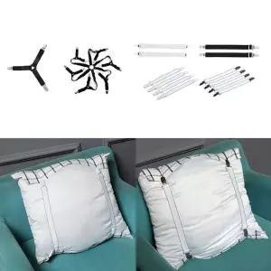 매트리스 고정밴드 밀림방지 침대 일자형 소 4개입 고정밴드 클립밴드