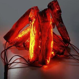 장작 모닥불 무드등 불꽃 거실 장식 감성 전기 조명 불멍 인조