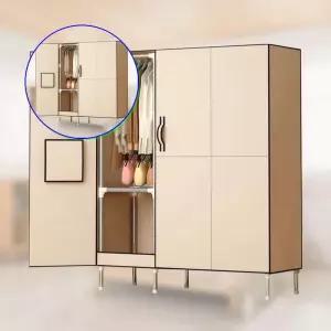 쌍문상회 지금 필요한 조립식행거 비키니옷장 자취 원룸 DIY 여닫이 수납장 스탠드옷걸이