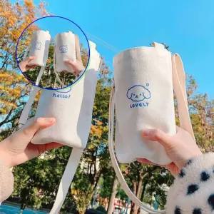 쌍문상회 지금 필요한 텀블러가방 미니 에코백 커피 크로스