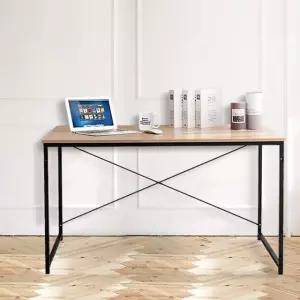 고등학생 책상겸테이블 조립식 우드기본책상 120 철제