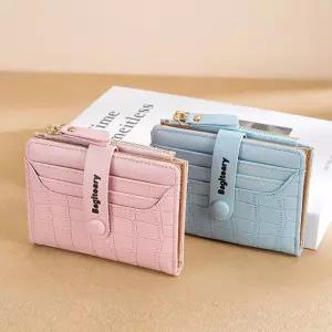 악어 가죽 패턴 로고 반지갑 악어 가죽 패턴 로고 반지갑 지갑