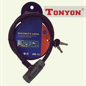 톤욘441 자전거자물쇠 와이어락 12x900mm소 자전거락 줄자물쇠 자전거열쇠