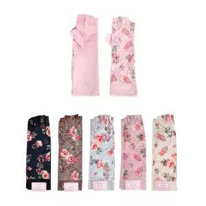 여성팔토시 여름 플라워 레이스 운전 골프 쿨엄마토시 손등 여자장갑 반장갑 장갑 메쉬갑 꽃토시