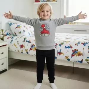 [하프클럽/프리미에팜]스파이더맨 남아 스파웹 맨투맨 상하세트 MG