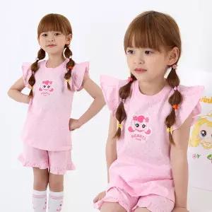 [하프클럽/프리미에팜]캐치 티니핑 여아용 하츄핑 순면 5부 상하복 세트PK