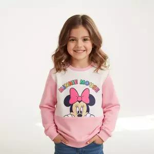 [하프클럽/프리미에팜]미니마우스 여아 폴링 맨투맨 PK