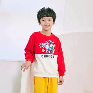 [하프클럽/프리미에팜]헬로 카봇 남아 토닉 9부 맨투맨 RD