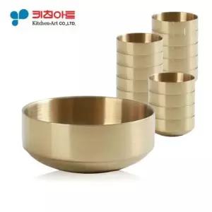 방자 키친아트 금상첨화 티타늄 이중 물김치탕기 15세트