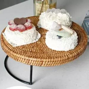 예쁜간식접시 케이크 스탠드 디저트 트레이 플레이팅 그릇 예쁜쟁반