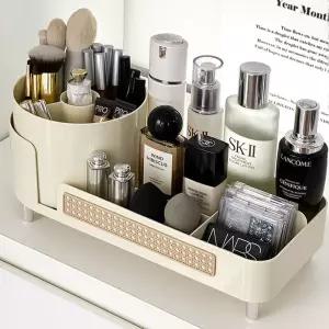 브러쉬 립스틱보관 화장대수납함 화장품진열대 심플형정리함 수납함 데스크오거나이저 정리대 네일 대용량