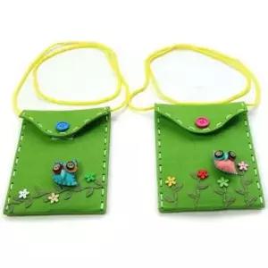 펠트만들기 (10명용)대부엉이 바느질 가방 만들기 펠트DIY