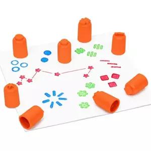 핑거 플레이 스탬프 8개 세트물감놀이 미술 어린이 손가락 끼우는 찍기