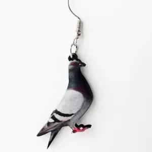 쓸모없는 킹받는 비둘기 귀걸이 쓸데없는 웃긴 재밌는 선물 신박한 생일 특이한 필요없는 연말 연인