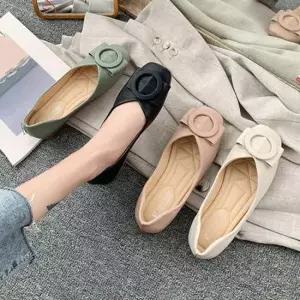 여자로퍼 방한화 통굽단화 가을 로퍼 플랫구두 코디 의류