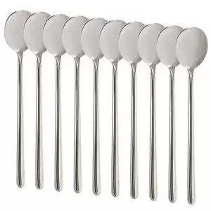 스텐수저세트 깔끔한 올스텐 진공 숟가락 10개 1세트 밥수저 스푼 스텐레스숟가락