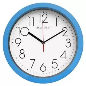 벽시계 무소음 모던 블루 라운드 한국 GB4103 28cm