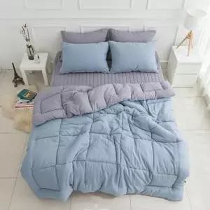 이불패드세트 딥슬립 간절기 Q 블루 패드 그레이 침구