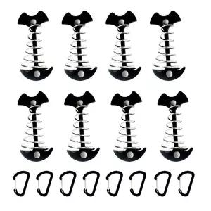 캠핑 스프링형 텐트 타프 고정 데크팩 8P 스프링데크팩 데크팩 텐트고정팩