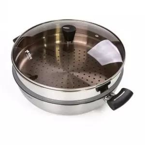 스텐찜통 키친아트 찜냄비 인덕션 스텐 냄비 찜솥 30CM 찜통냄비