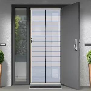 출입문 현관방충망 자동 롤 시공 방충문 현관문모기장