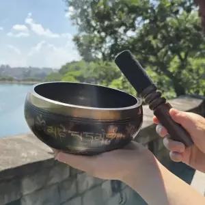 (매장정품)베넬라 싱잉볼 명상 대형 소형 씽잉볼 명상종 테라피 말렛 세트 불교용품 네팔 티벳 티베트