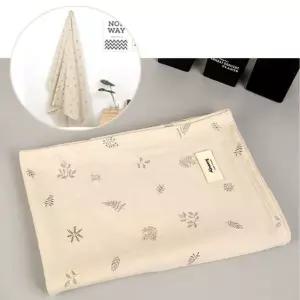 블랭킷M 여름 면속싸개 낮잠이불 리프베이지 이중