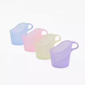 카페테리아 1세트(색상랜덤) 10개 홀더 홀더 음료컵 종이컵