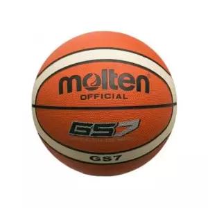 농구공 고무 12패널 오렌지x아이보리 볼 농구 7호