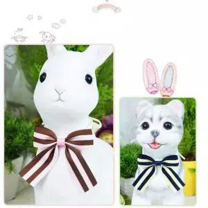 [하프클럽/오티마트]강아지 리본 타이 스카프 10개