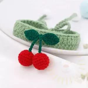 [하프클럽/오티마트]강아지 스카프 체리 케이프