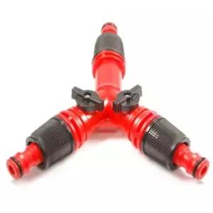 호스분사기 3구 호스연결구 원터치 수도호스 호수연결 16mm