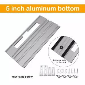 원형 톱 가이드 레일 트랙 베이스 커넥터 목공 대리석 기계 목재 절단 도구 액세서리