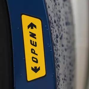 안전 가드 차량 리플렉터 도어 4P 반사 부착 스티커