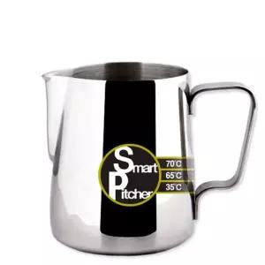 홈아트 스마트 스팀피쳐 1000ml 스텐 스테인레스 커피 도구 실버