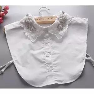 패션아이템 페이크목티 큐빅 셔츠 어드 스 넥케이프 넥카라 레이 이너카라