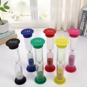 [콩심팥심]책상 인테리어 모래시계 세트 6종 시간별 시간관리 5분 30분