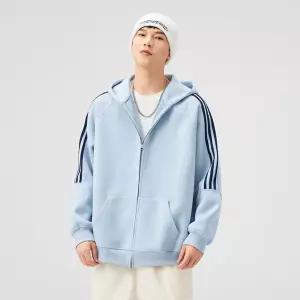 남사친 빈티지 캐주얼 공용 집업 스트라이프 가디건 댄디 후드 M스포1