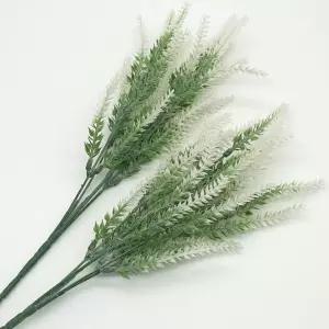 조화꽃 내추럴 라벤더 부쉬 조화 화이트 조화부케 조화꽃 조화부케 꽃꽃이