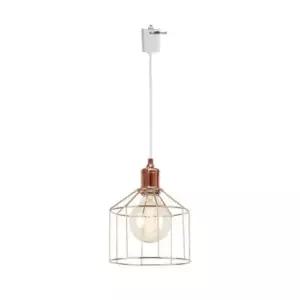 [Deco] 펜던트 허니 레일형 핑크골드 조명 1등 레일등기구