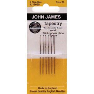 태피스트리 핸드 니들 사이즈 20 6 / Pkg