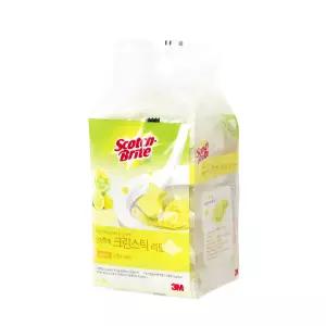 3M 향기 톡톡 크린 스틱 변기솔 리필 레몬향 5개입 화장실 욕실 청소 수세미 세정