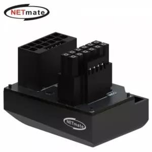 강원전자 넷메이트 450W 12VHPWR 변환 어댑터 (블랙/STD 180도) (EZDIY-FAB) NM-DPI18916