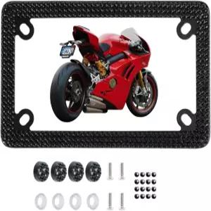 패션 오토바이 블랙 블링 번호판 프레임 크리스탈 홀더 라인스톤 커버