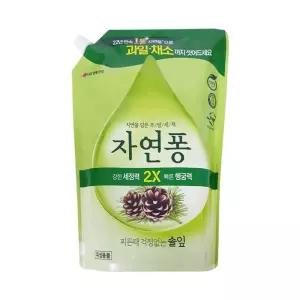 자연퐁 찌든때 걱정없는 솔잎 주방세제 리필 1.4L
