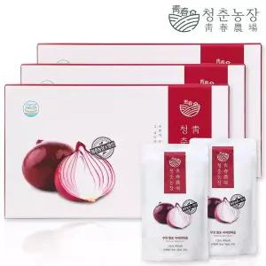 청춘농장 건강식품관 무안 자색 양파즙 3박스 총 90포