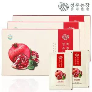 청춘농장 건강식품관 100% 석류즙 3박스 총 90포