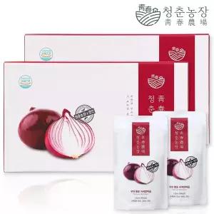 청춘농장 건강식품관 무안 자색 양파즙 2박스 총 60포